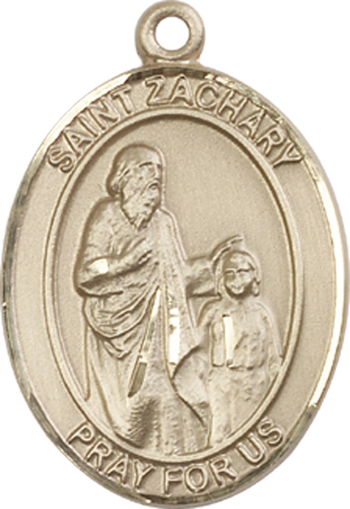 14kt Gold Filled Saint Zachary Medal