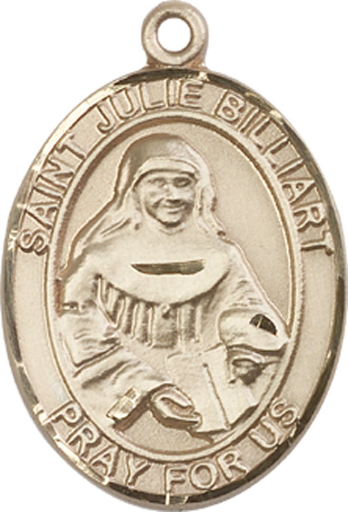 14kt Gold Filled Saint Julie Billiart Medal