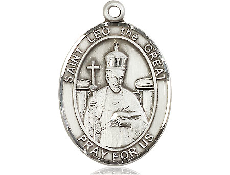 Sterling Silver Saint Leo the Great Medal