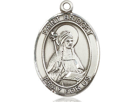 Sterling Silver Saint Bridget of Sweden Medal