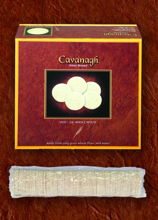 1 1/8" Whole Wheat Cavanagh Boxed Hosts