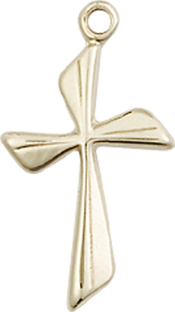 14kt Gold Cross Medal