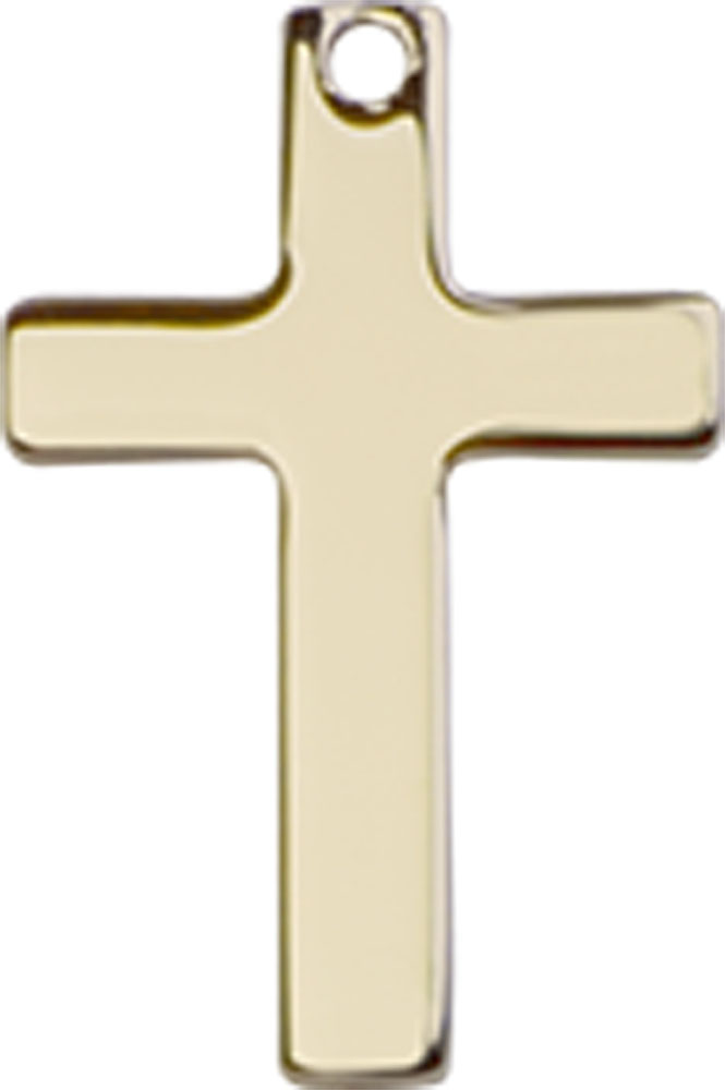 14kt Gold Cross Medal