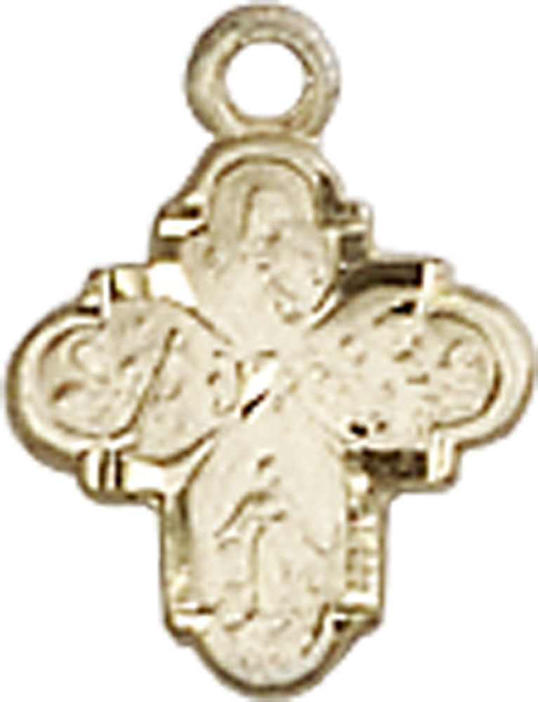 14kt Gold 4-Way Medal