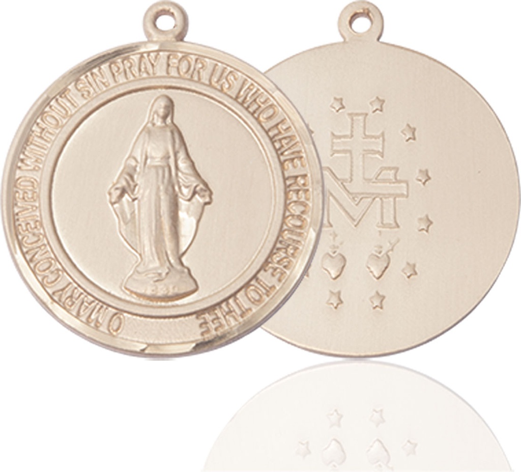 14kt Gold Miraculous Medal