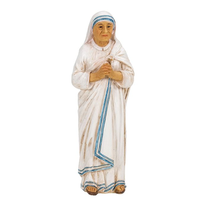 4&quot; Cold Cast Resin Hand Painted Statue Of St.Teresa Of Calcutta