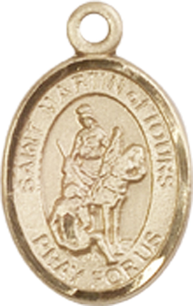 14kt Gold Filled Saint Martin of Tours Medal