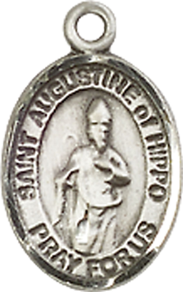 Sterling Silver Saint Augustine of Hippo Medal