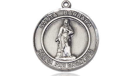 Sterling Silver Santa Barbara Medal