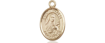 14kt Gold Filled Saint Therese of Lisieux Medal