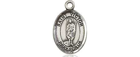 Sterling Silver Saint Victor of Marseilles Medal