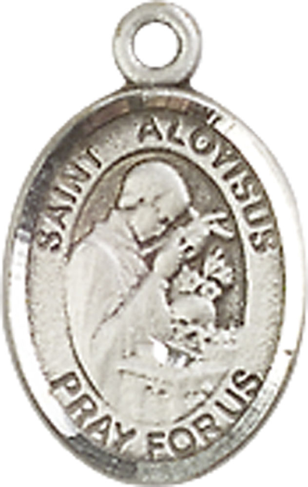Sterling Silver Saint Aloysius Gonzaga Medal