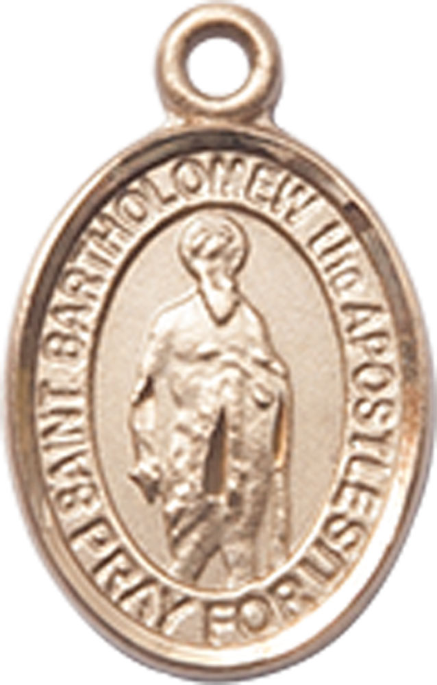 14kt Gold Filled Saint Bartholomew the Apostle Medal