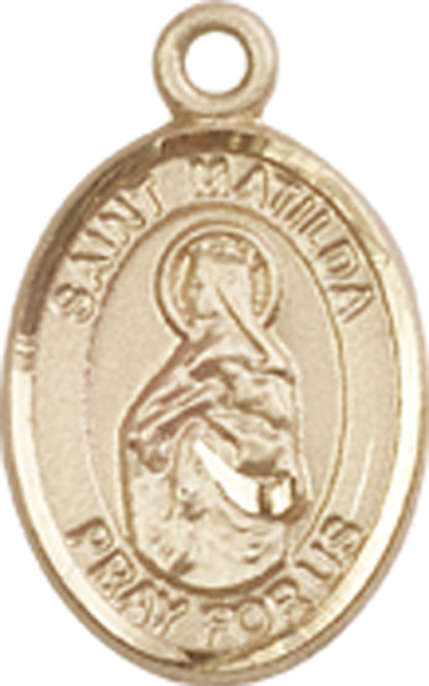 14kt Gold Filled Saint Matilda Medal