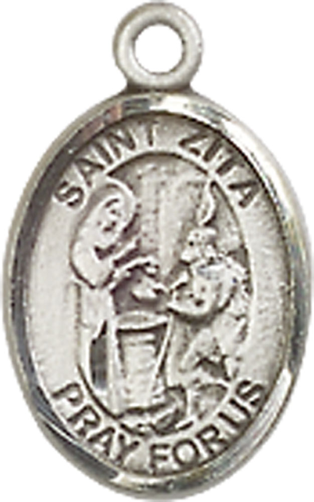 Sterling Silver Saint Zita Medal