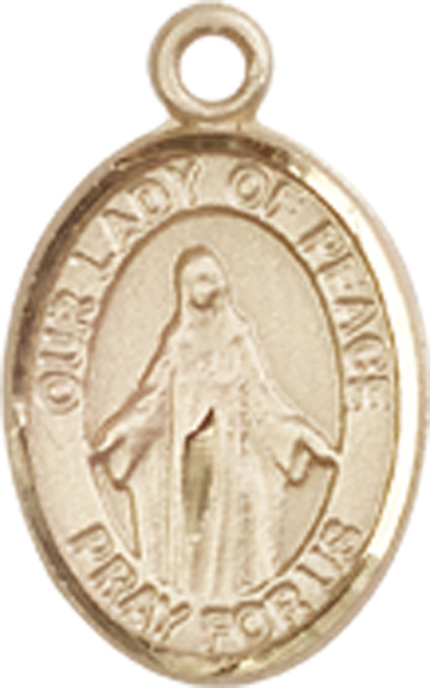 14kt Gold Filled Our Lady of Peace Medal