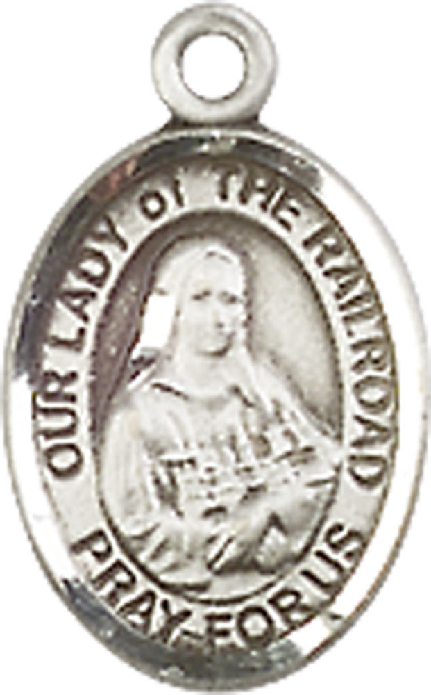 Sterling Silver Our Lady of the Railroad Medal