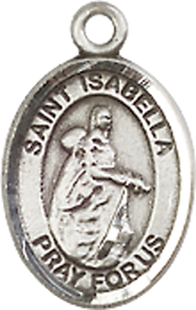 Sterling Silver Saint Isabella of Portugal Medal