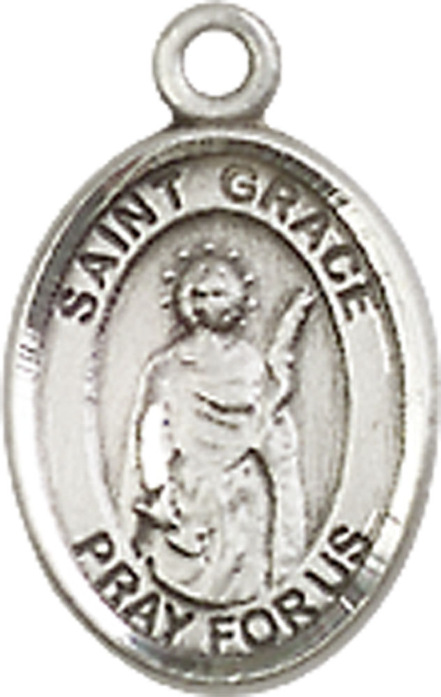 Sterling Silver Saint Grace Medal