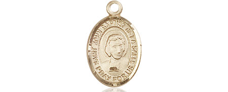 14kt Gold Filled Saint John Baptist de la Salle Medal