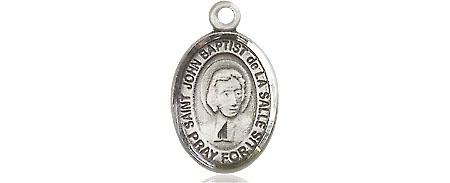 Sterling Silver Saint John Baptist de la Salle Medal