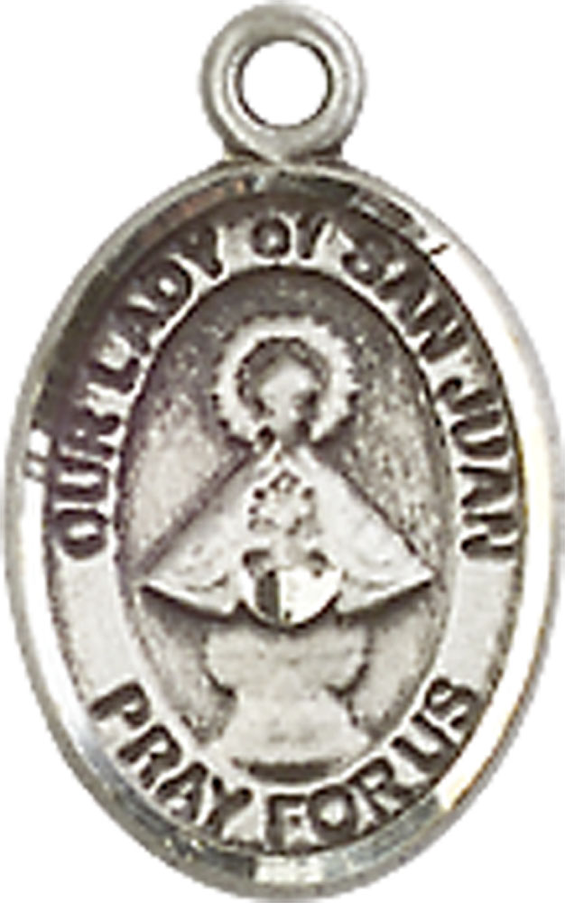 Sterling Silver Our Lady of San Juan Medal
