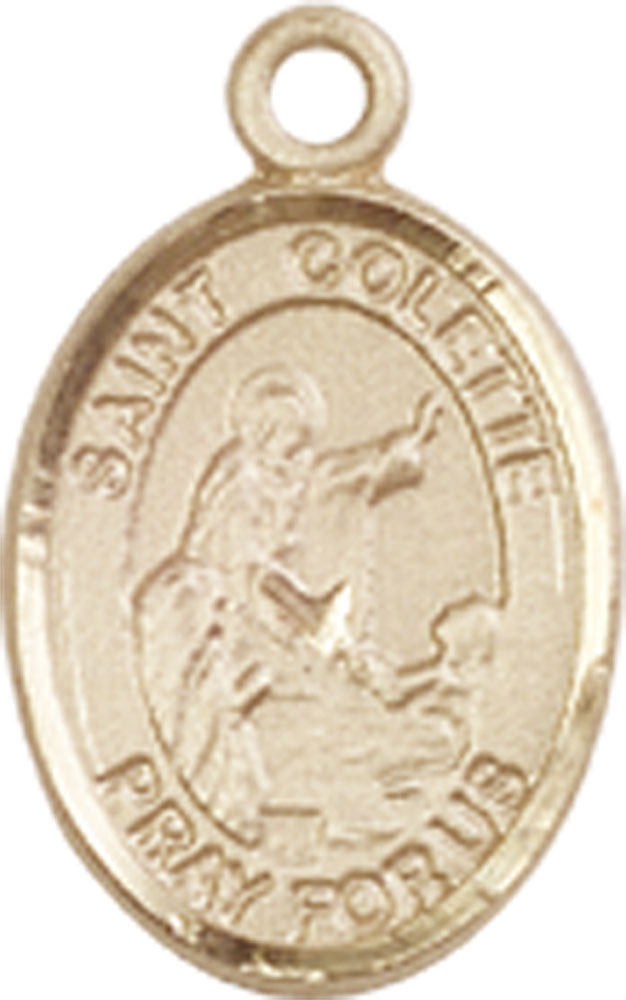 14kt Gold Filled Saint Colette Medal