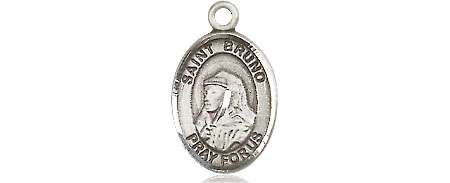 Sterling Silver Saint Bruno Medal