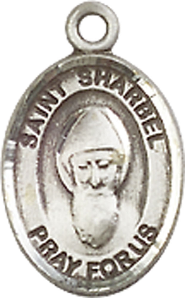 Sterling Silver Saint Sharbel Medal