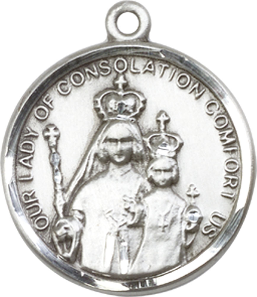 Sterling Silver Our Lady of Consolation Medal