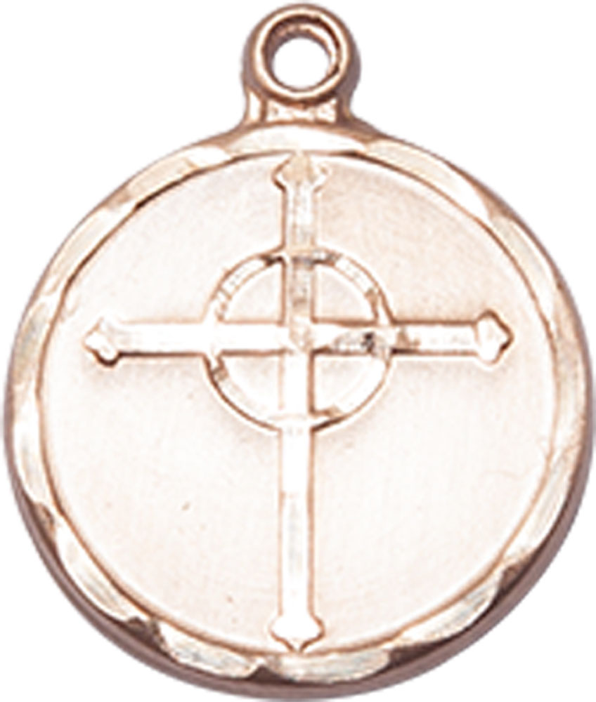 14kt Gold Filled Episcopal Cross Medal