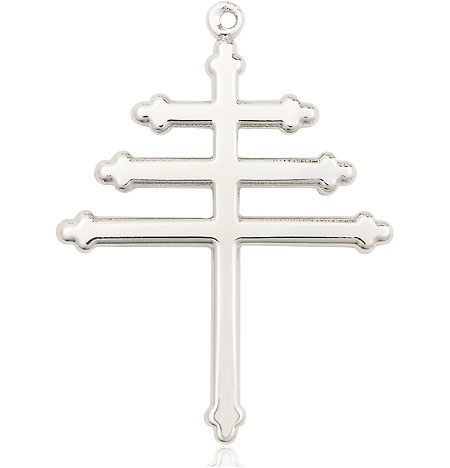 Sterling Silver Maronite Cross Medal