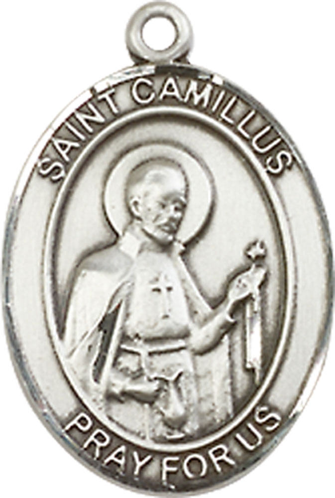 Sterling Silver Saint Camillus of Lellis Medal