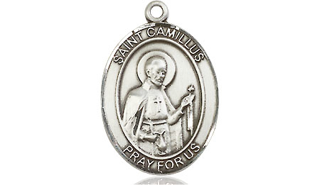 Sterling Silver Saint Camillus of Lellis Medal