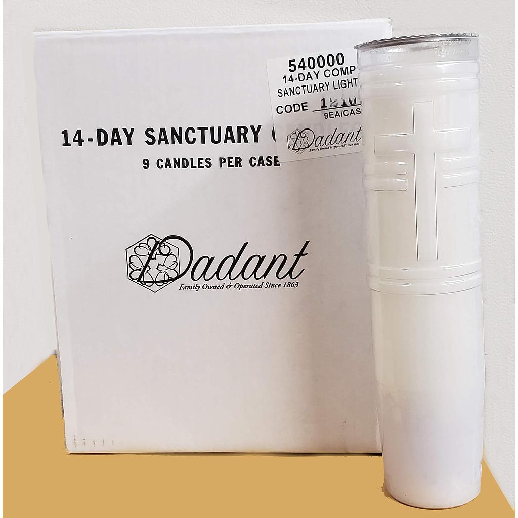 14 DAY Sanctuary Candles Composite Plastic 