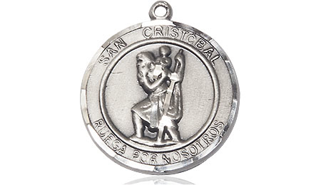 Sterling Silver San Cristobal Medal