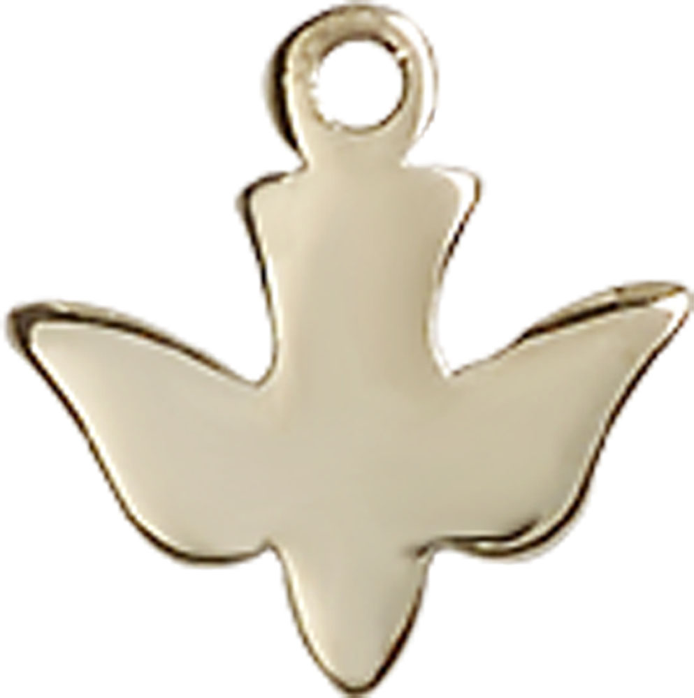 14kt Gold Holy Spirit Medal