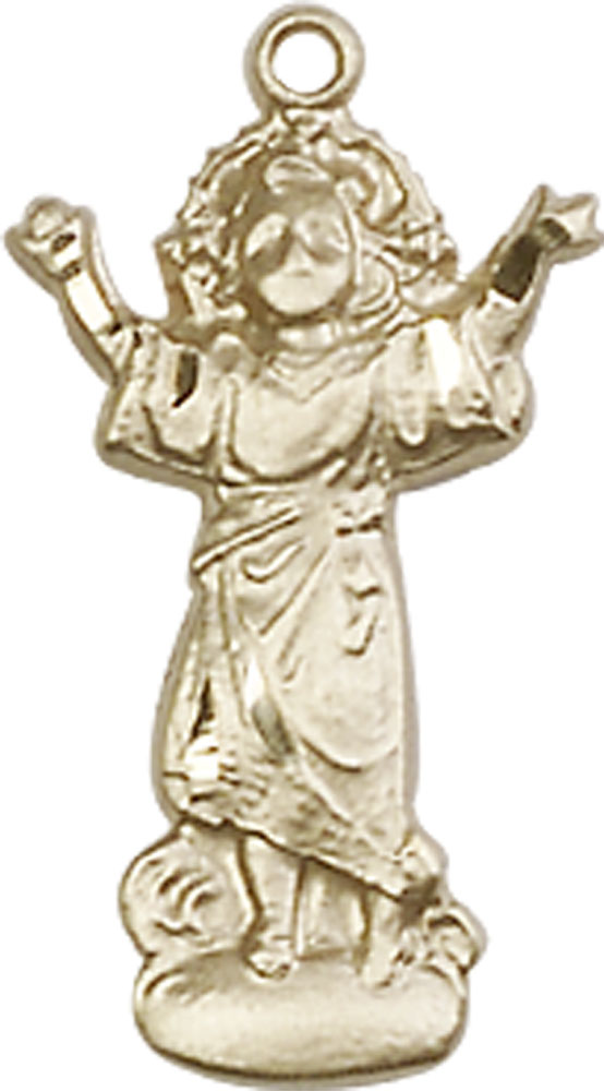 14kt Gold Divino Nino Medal