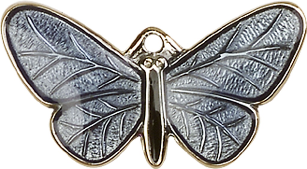 14kt Gold Butterfly Medal