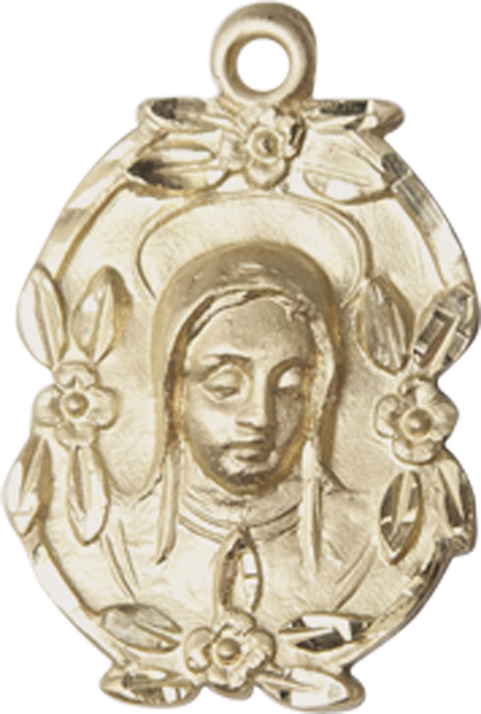 14kt Gold Madonna Medal