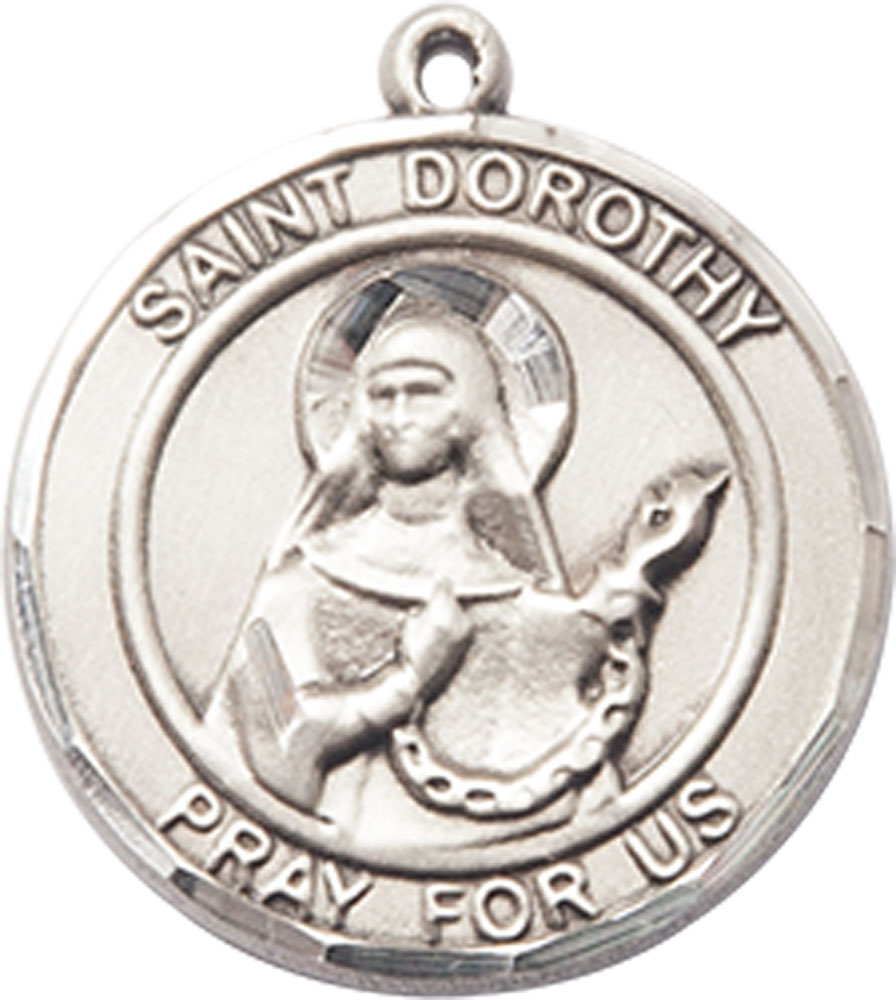 Sterling Silver Saint Dorothy Medal