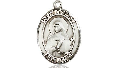 Sterling Silver Saint Dorothy Medal