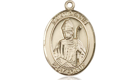 14kt Gold Filled Saint Dennis Medal