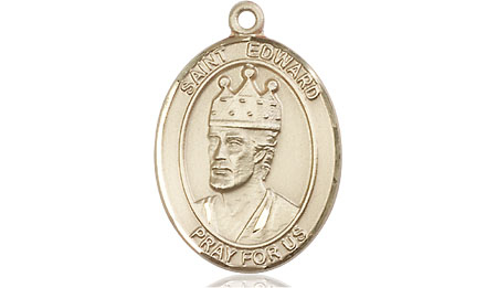 14kt Gold Filled Saint Edward the Confessor Medal
