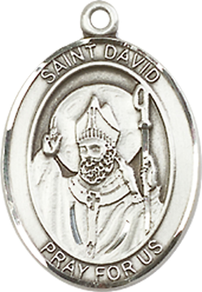 Sterling Silver Saint David of Wales Medal