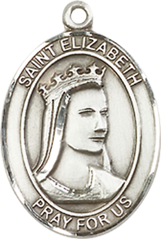 Sterling Silver Saint Elizabeth of Hungary Medal - With Box