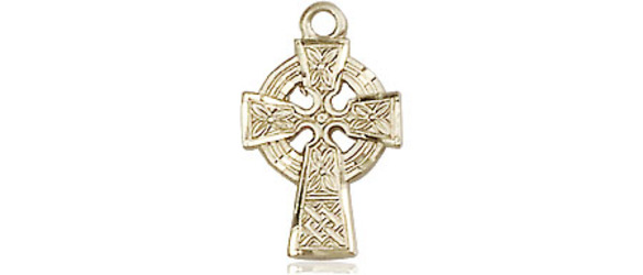 14kt Gold Celtic Cross Medal