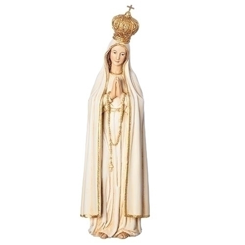 7"H Our Lady Of Fatima Figure