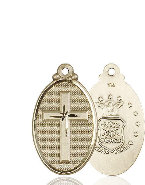 14kt Gold Cross Medal