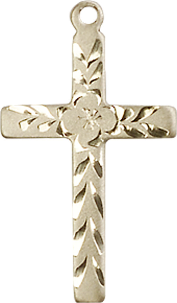 14kt Gold Cross Medal